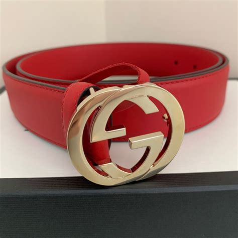 red wide gucci belt|red gucci belt cheap.